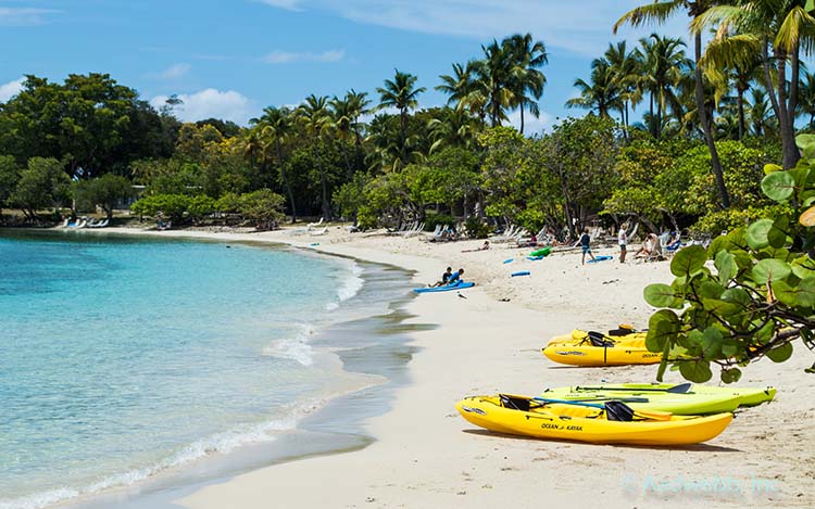 USVI St. John Caneel Bay Sea Kayaks