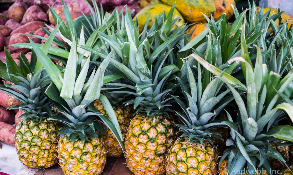 USVI Fruit Stand with Pineapples